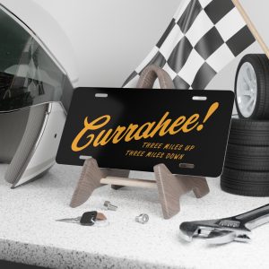 Band of Brothers WWII Currahee! - Man Cave Garage Decor - Vanity License Plate