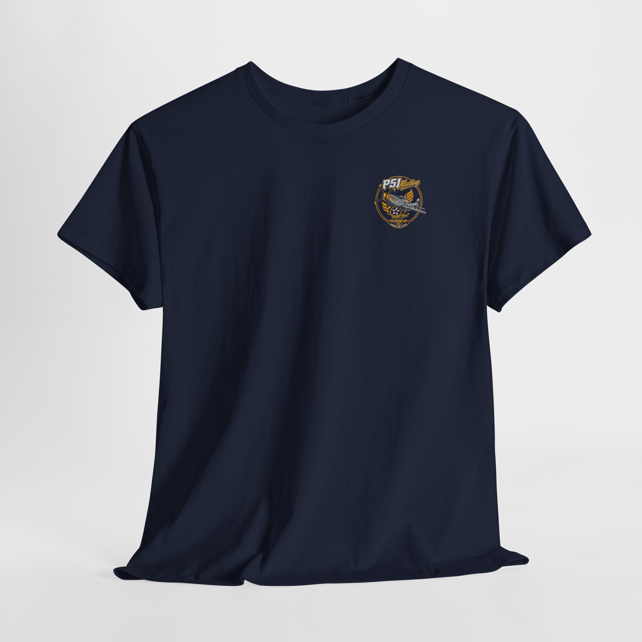 P51 Mustang Willit Run WWII Fighter T-Shirt Air Force Aviation History Tee S-5XL - Image 2