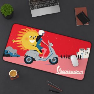Vespa – Scooter Vintage Retro – Multiple Sizes High Quality Desk Mouse Pad