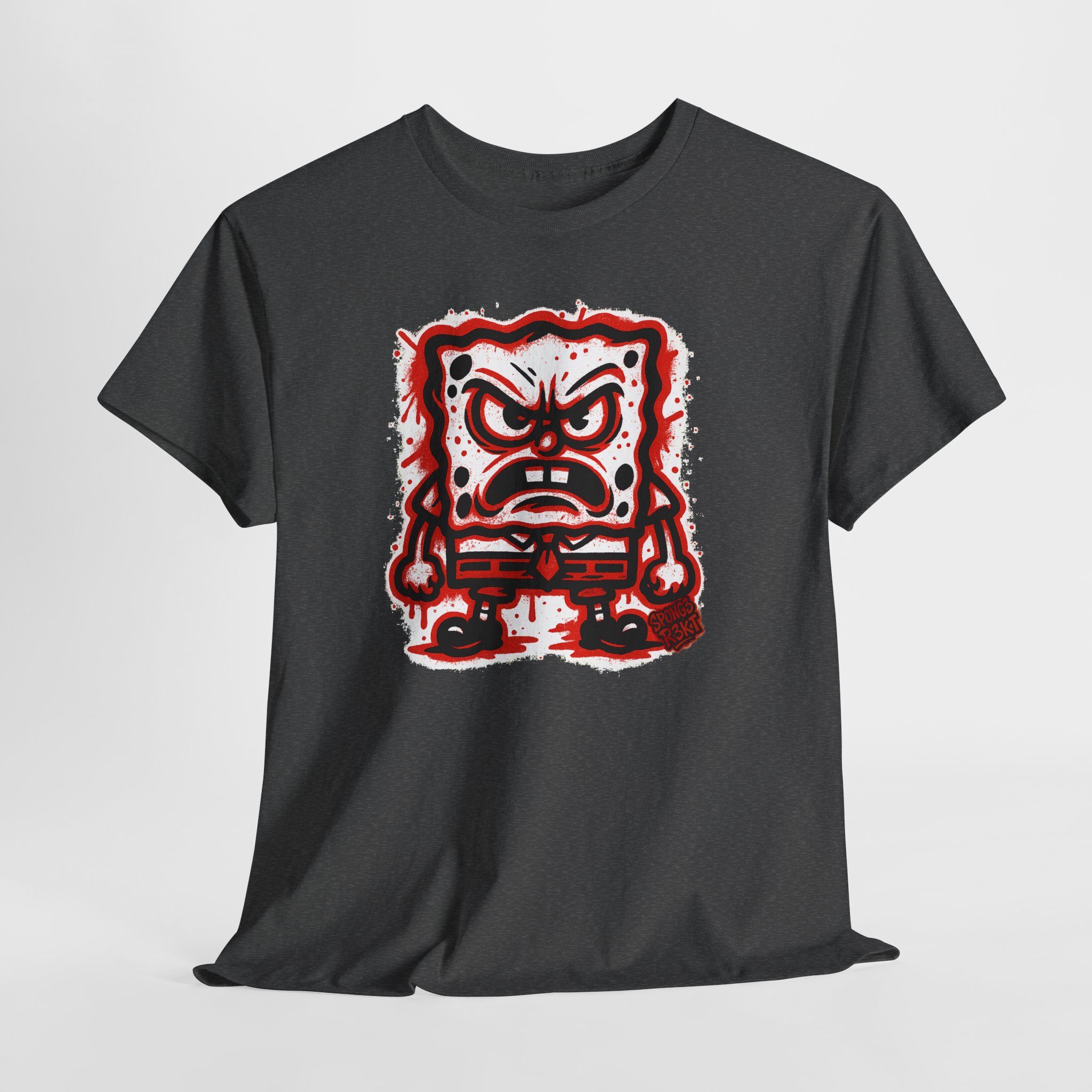 "Spong3 R3KT" Sponge Alter Ego Graffiti Character Tee | 7 Colors | Sizes S-5XL - Image 19