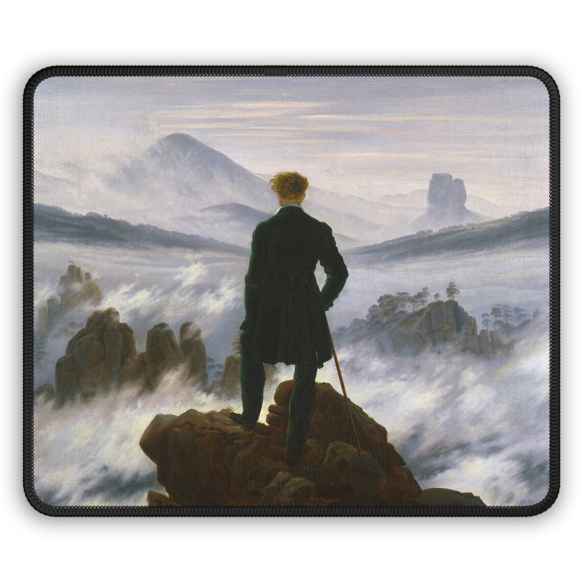 Wanderer Above the Sea of Fog Mouse Pad 9×7 - view 2