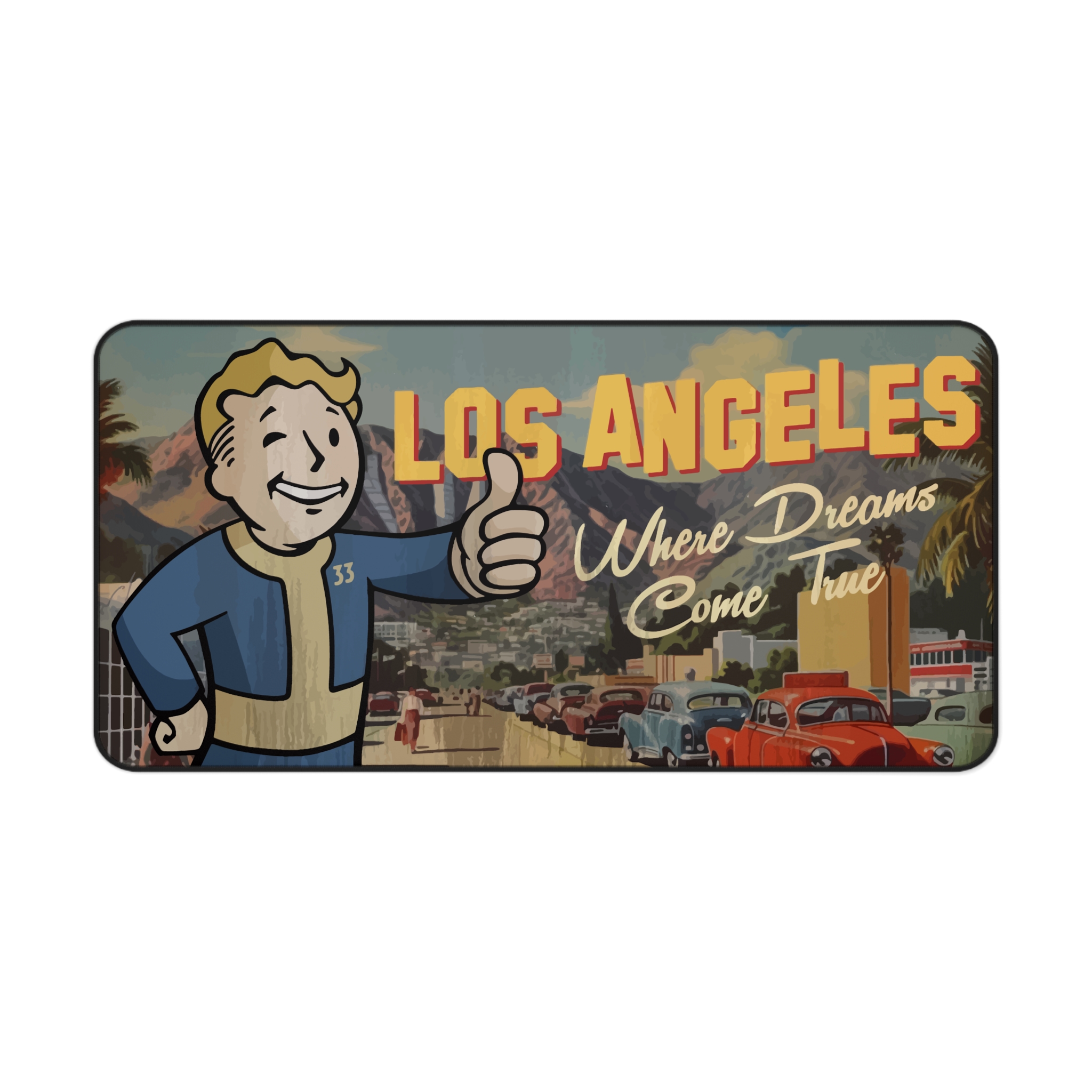 Fallout Desk Mat - Video Game Fan Art - view 2