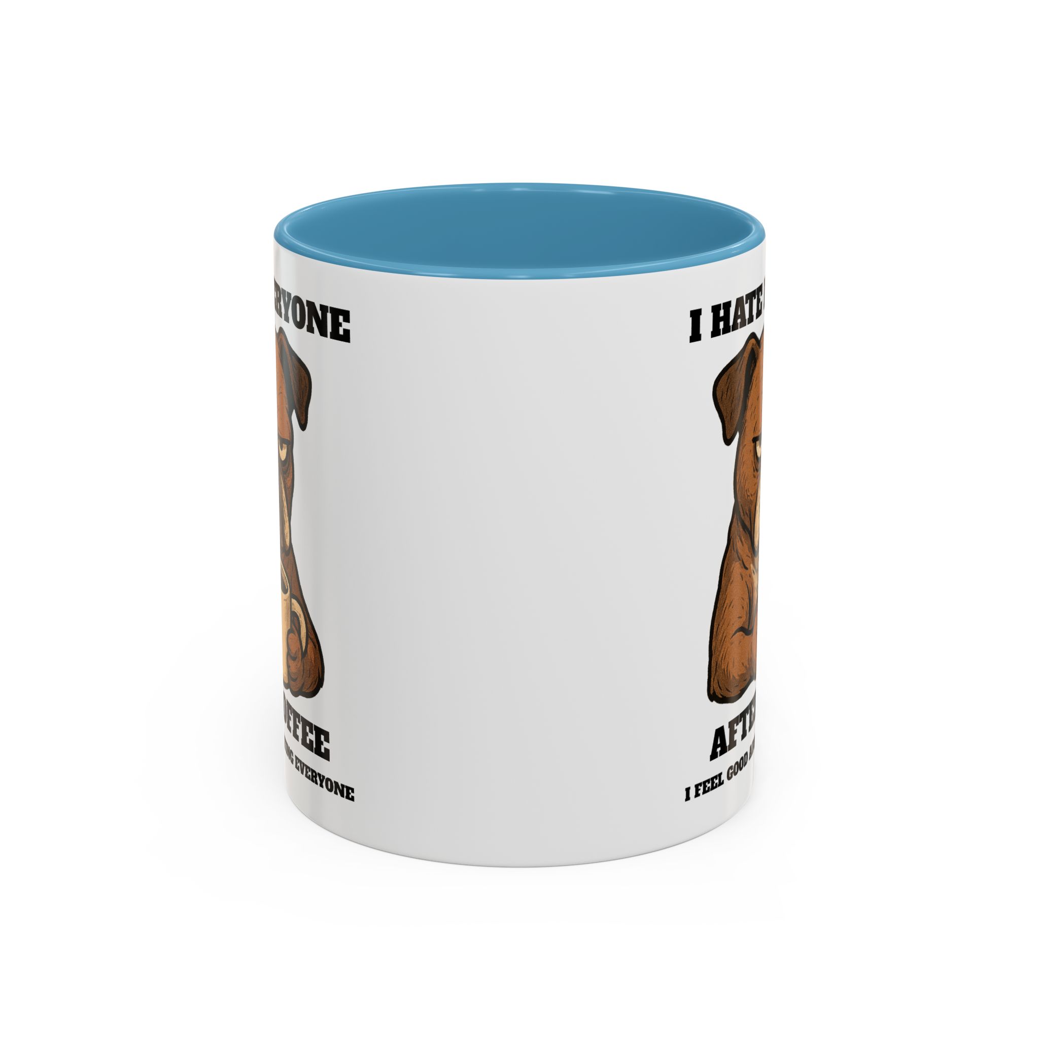 Grumpy Bull Dog – Animal and Coffee Lovers Funny “I Hate - view 41