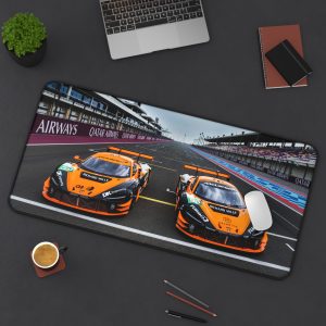 Richard Mille McLaren | Racing Fan Gamer - Premium Stitched Edges Desk Mat