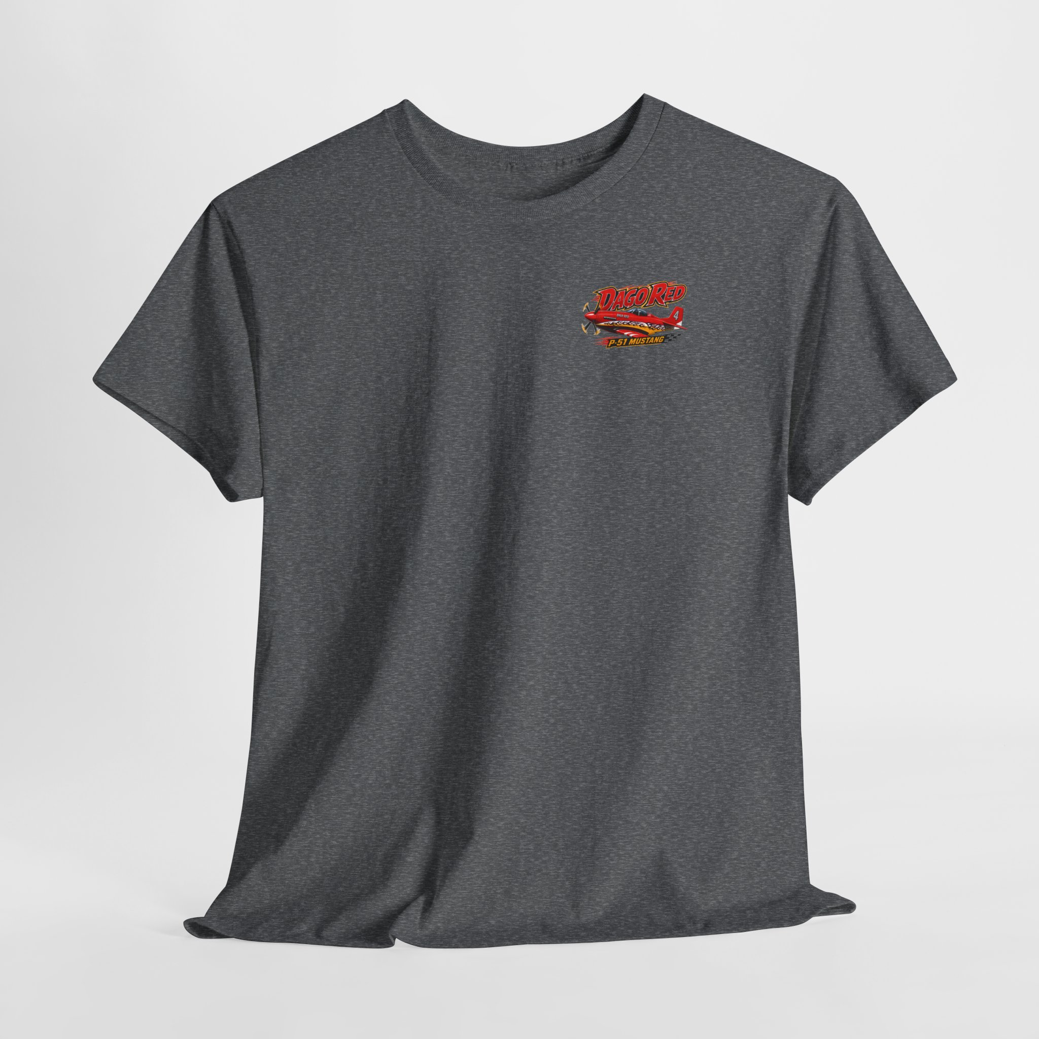 Dago Red P51 Mustang | Reno Air Racing Aviation Lover | T-Shirt Tee S-5XL - Image 18
