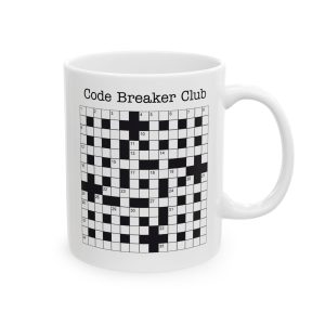 Bletchley Park Crossword Mug | WWII Enigma Code Breaker | History Gift