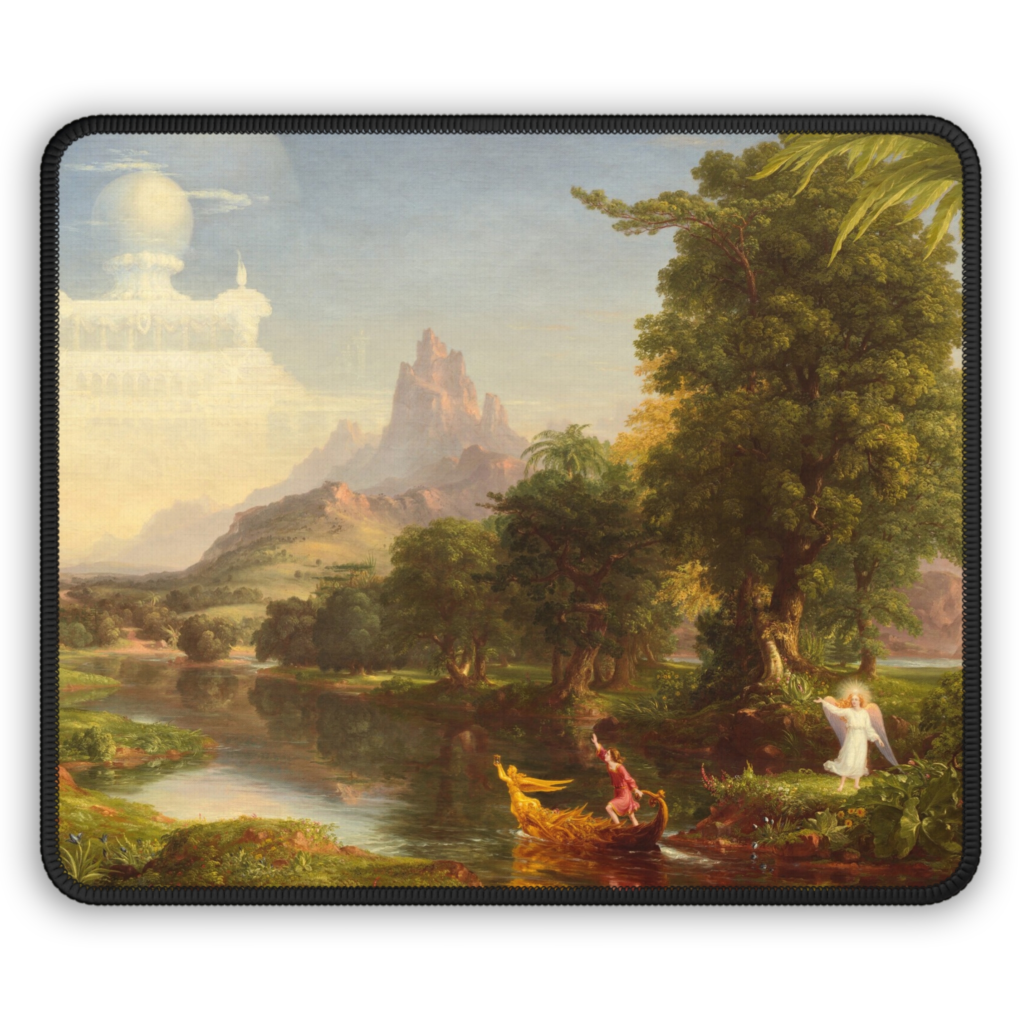 Thomas Cole The Voyage of Life; Youth , Art Lovers Premium Mouse Pad 9×7″