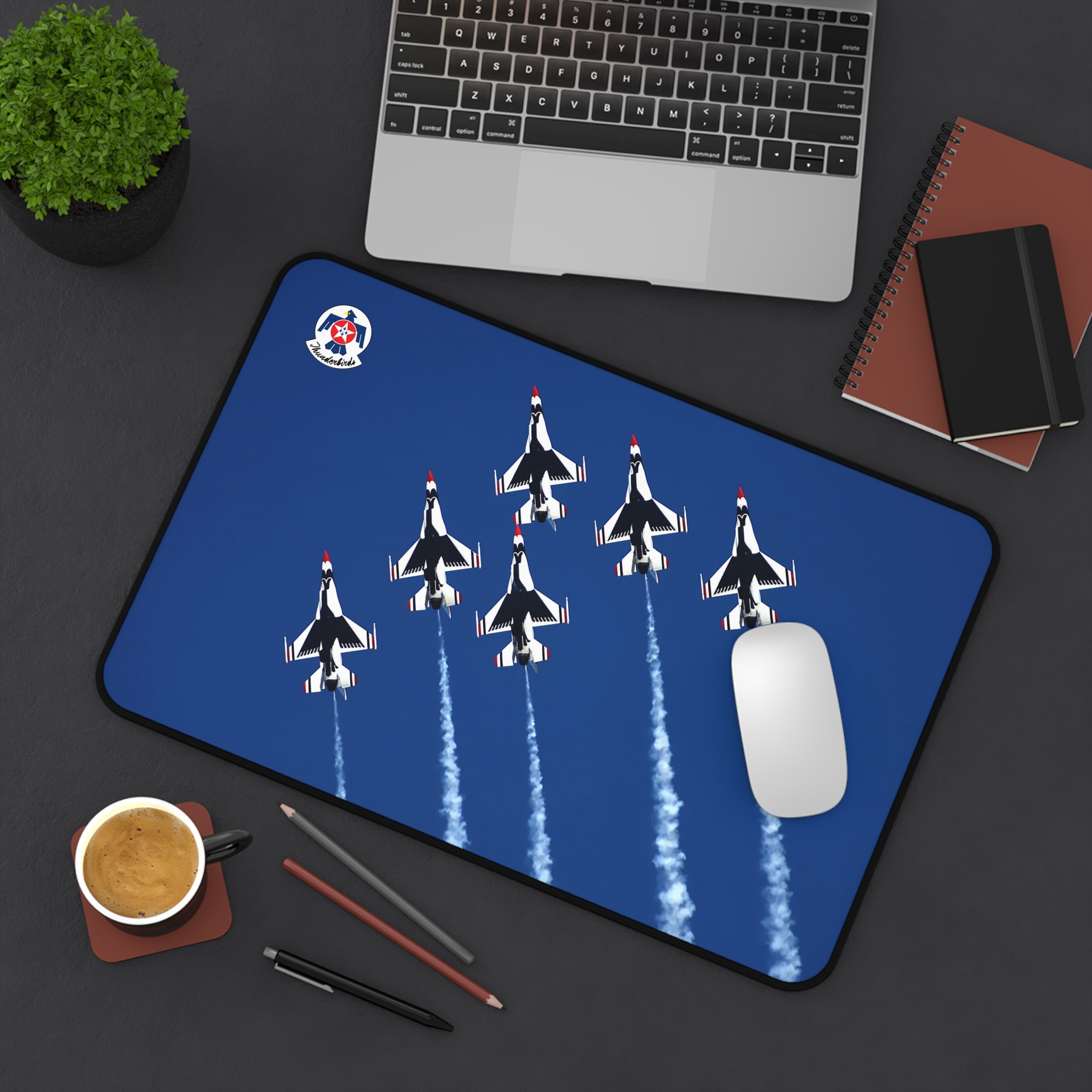 Thunderbirds USAF Premium Desk Mat Mouse Pad - view 9