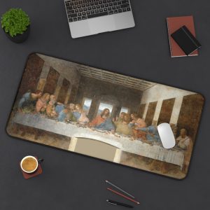 Last Supper Desk Mat | Leonardo da Vinci Religious Art | Christian Gift