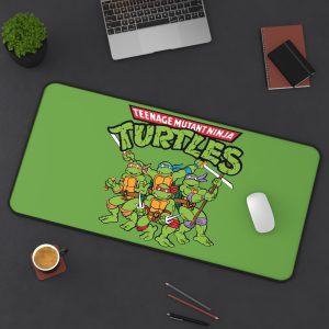 TMNT Teenage Mutant Ninja Turtles Desk Mat (green) – Mouse Pad 3 Sizes