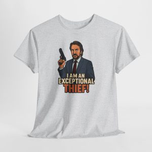 Hans Gruber – “I Am an Exceptional Thief!” Die Hard Movie Lover T-Shirt 8 Colors