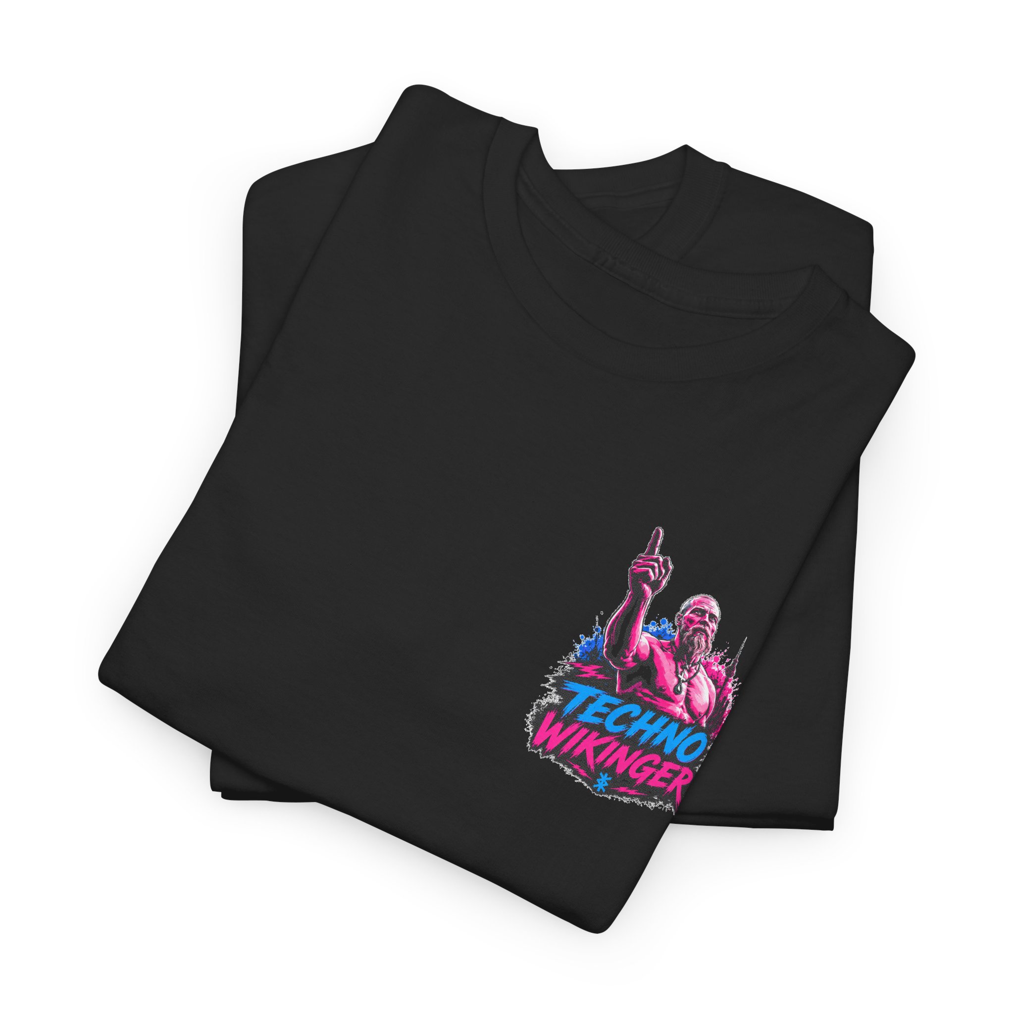 Techno Viking German EDM Rave Club Graphic T-Shirt Tee S-5XL - Image 3