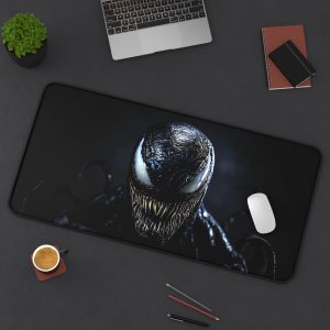 Venom Spider-Man Fan Art | Premium Stitched Edges Desk Mat Mouse Pad