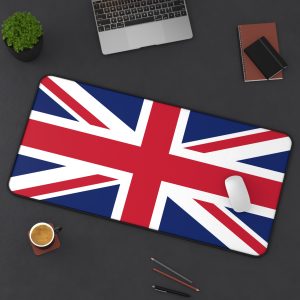 British Union Jack Flag – High Quality Stitched Edges – Desk Mat Mouse Pad