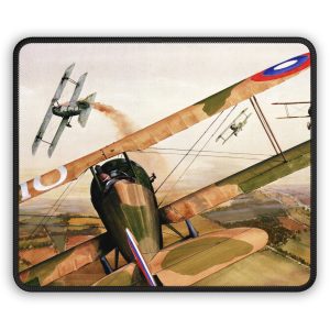 WWI First American Air Victories Mouse Pad | John McCoy Aviation Art