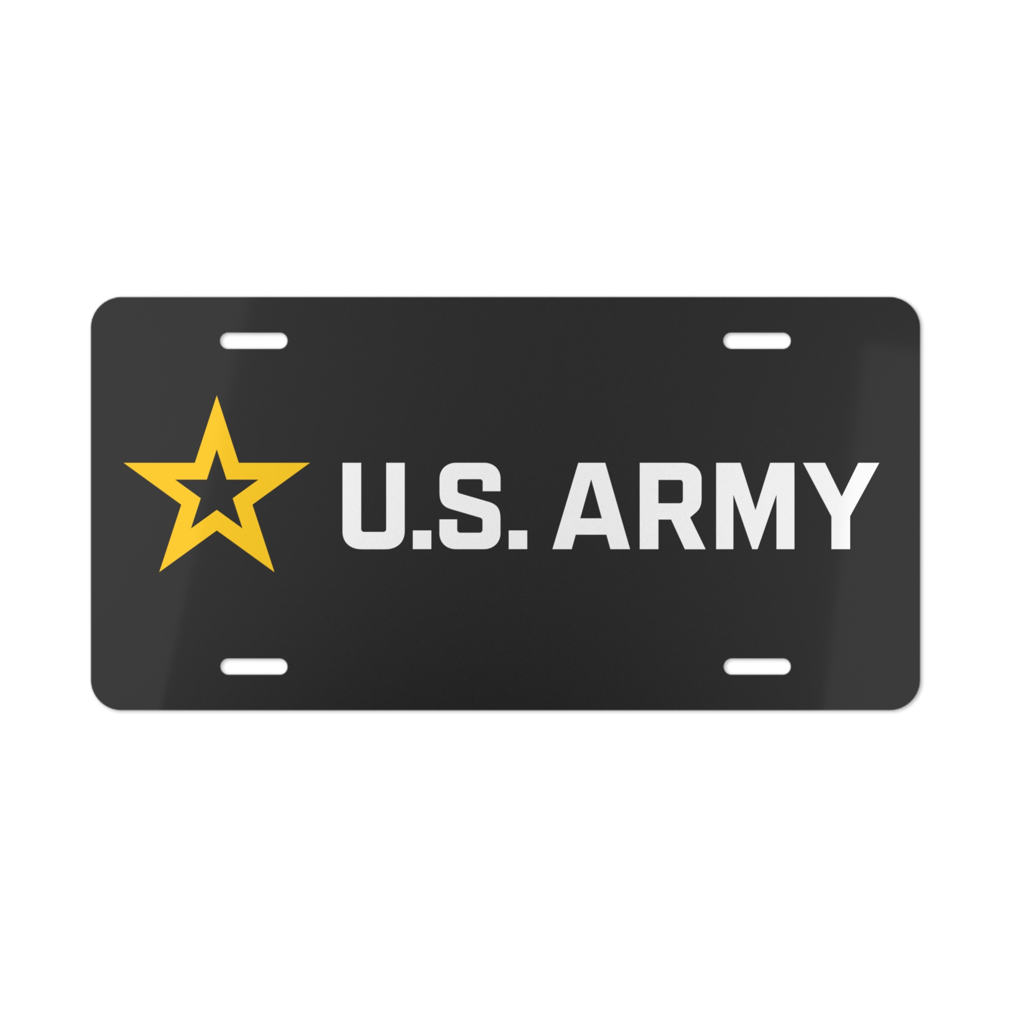 US Army Veteran Military Patriotic Vanity License Plate – Aluminum 12×6