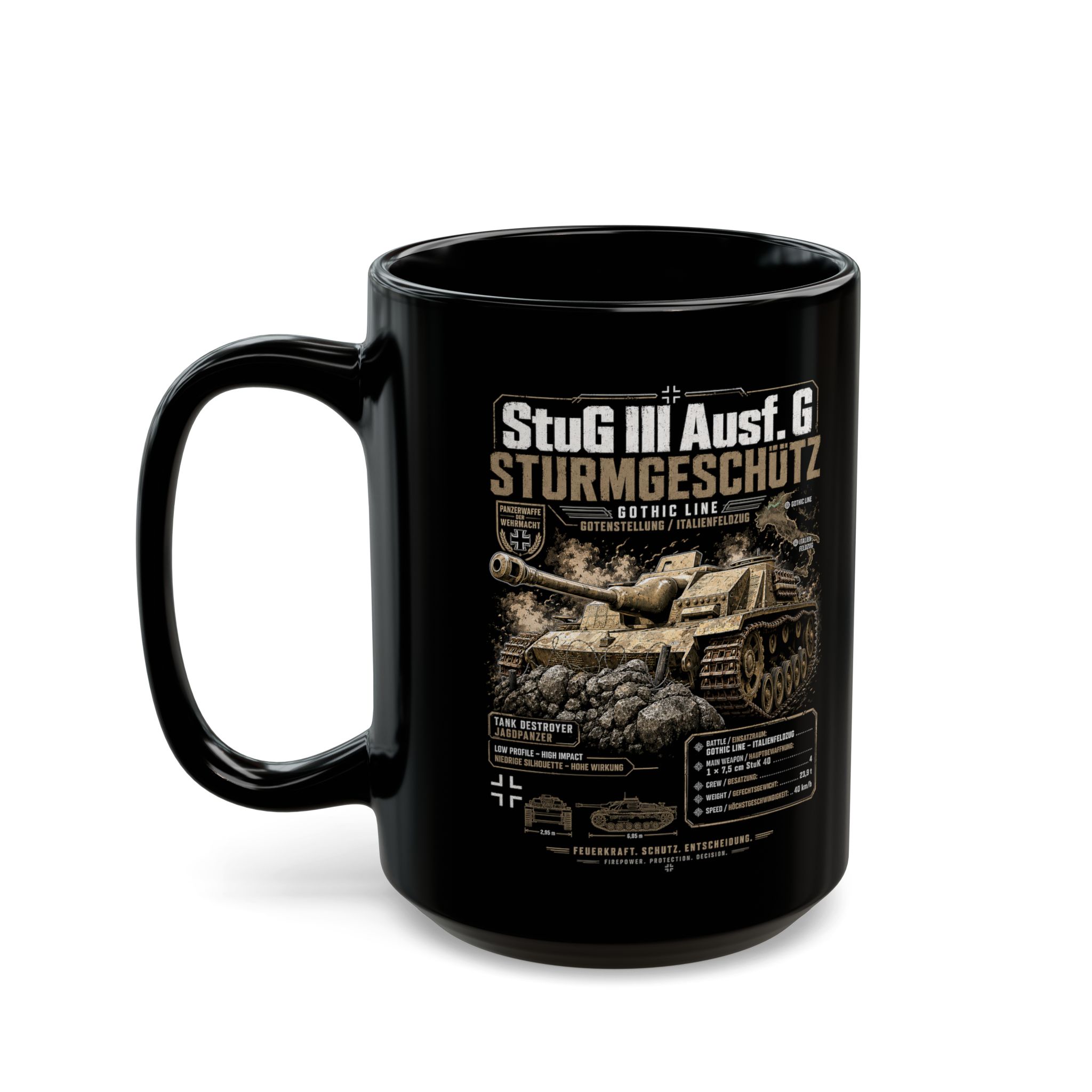 StuG III German Armor WWII Panzer History Gamer Coffee - view 3