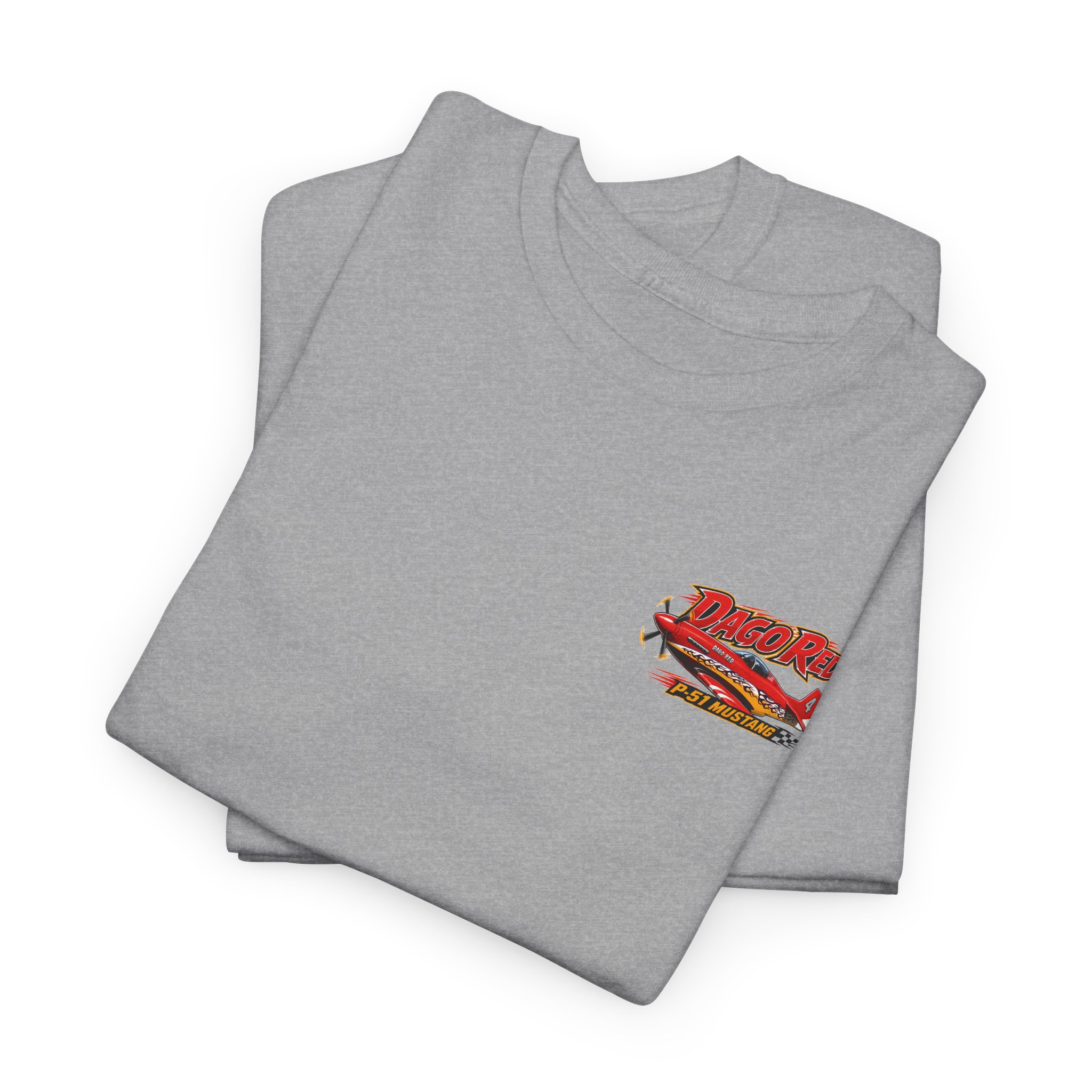 Dago Red P51 Mustang | Reno Air Racing Aviation Lover | T-Shirt Tee S-5XL - Image 10