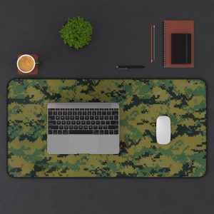 USMC Marines Marpat Camo Design – Premium Quality Desk Mat Mouse Pad