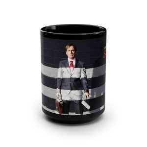 Better Call Saul (2015) TV Series – Custom Design – Coffee Tea Black Mug, 15oz