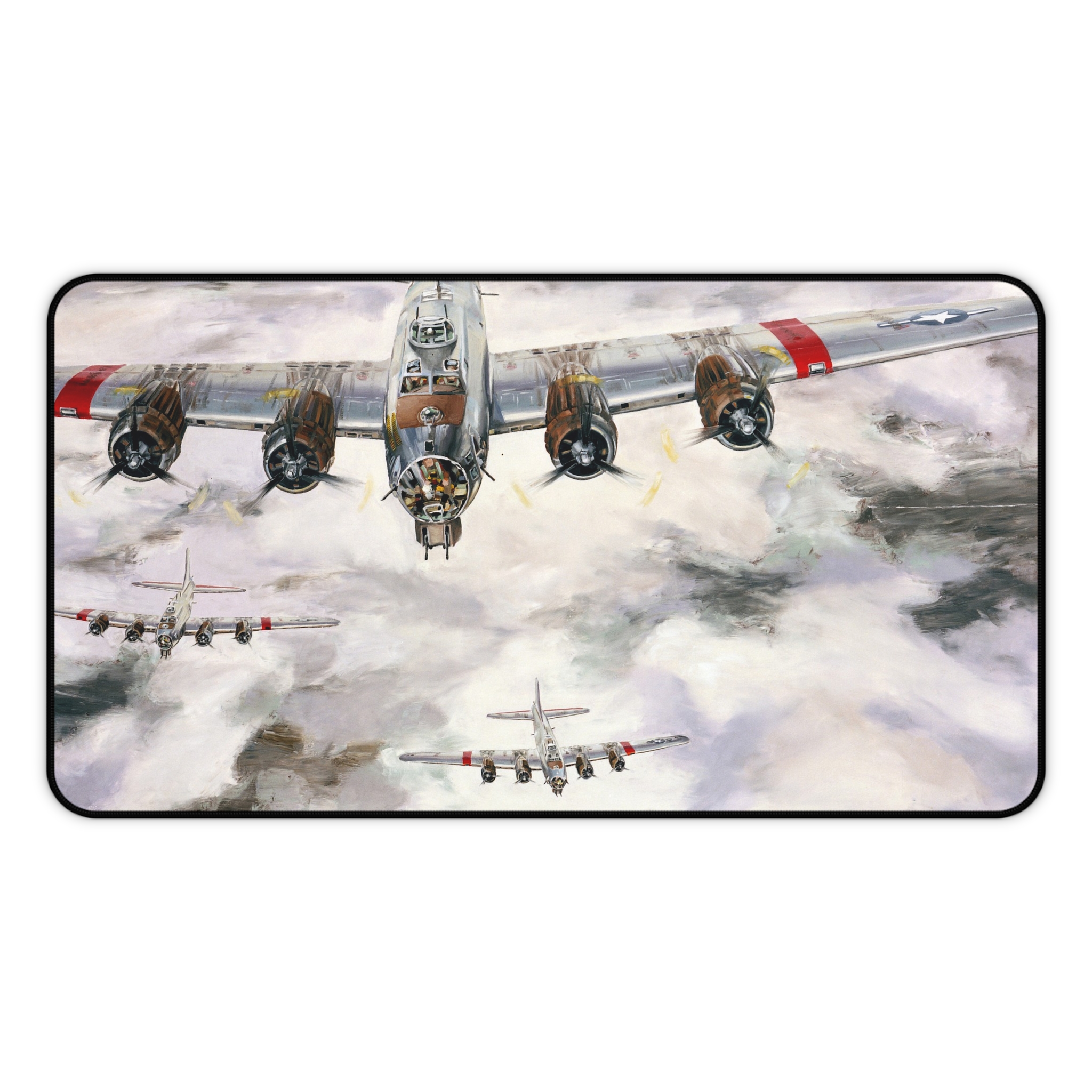 B-17s Over Europe Desk Mat - WWII Bomber Art - David Ray - view 11