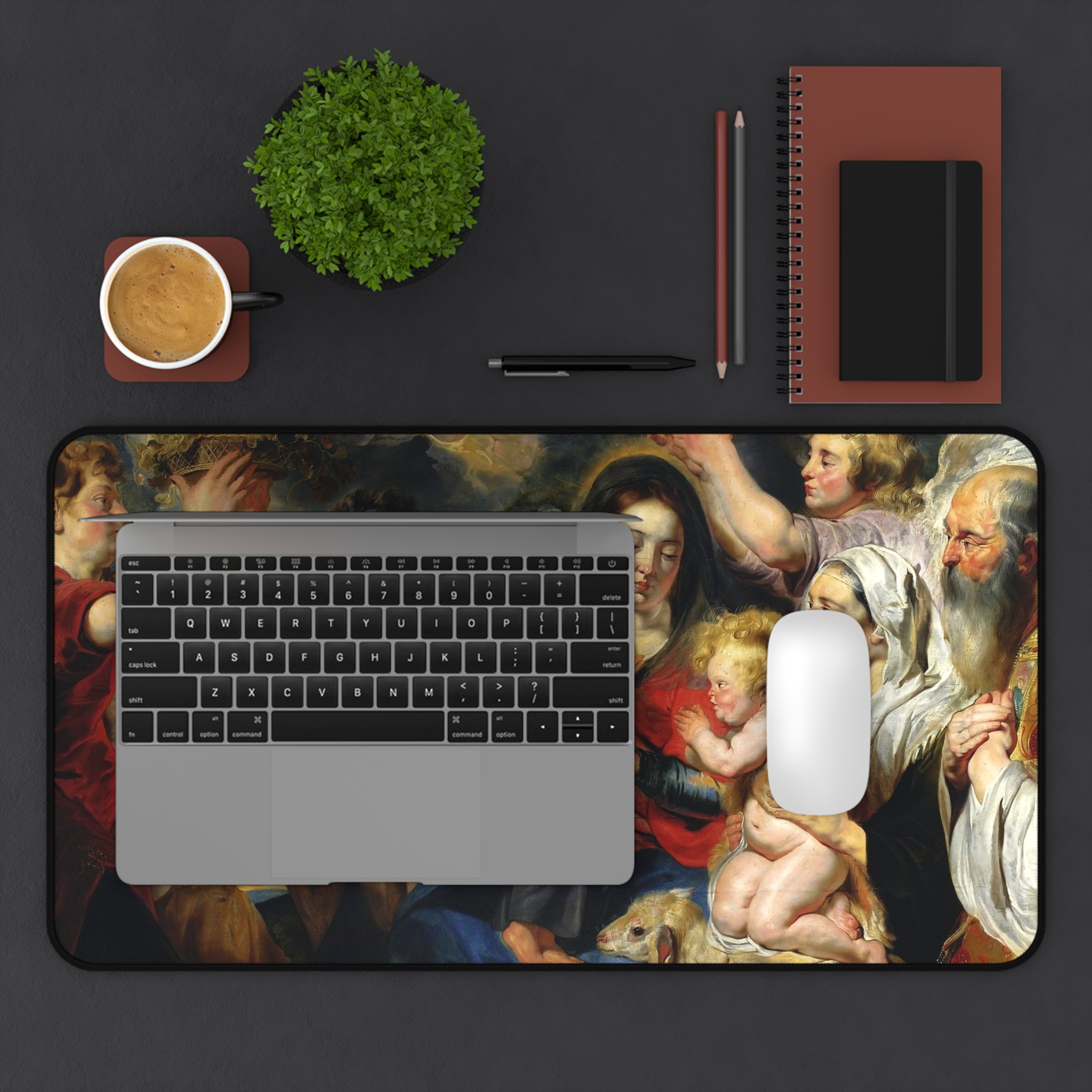 Holy Family Desk Mat - Renaissance Religious Art - view 3