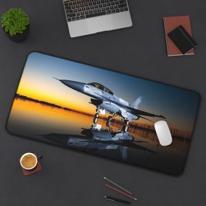 F16 – Lockheed Martin Fighter Jet Airplane – 3 Sizes High Quality Desk Mouse Pad