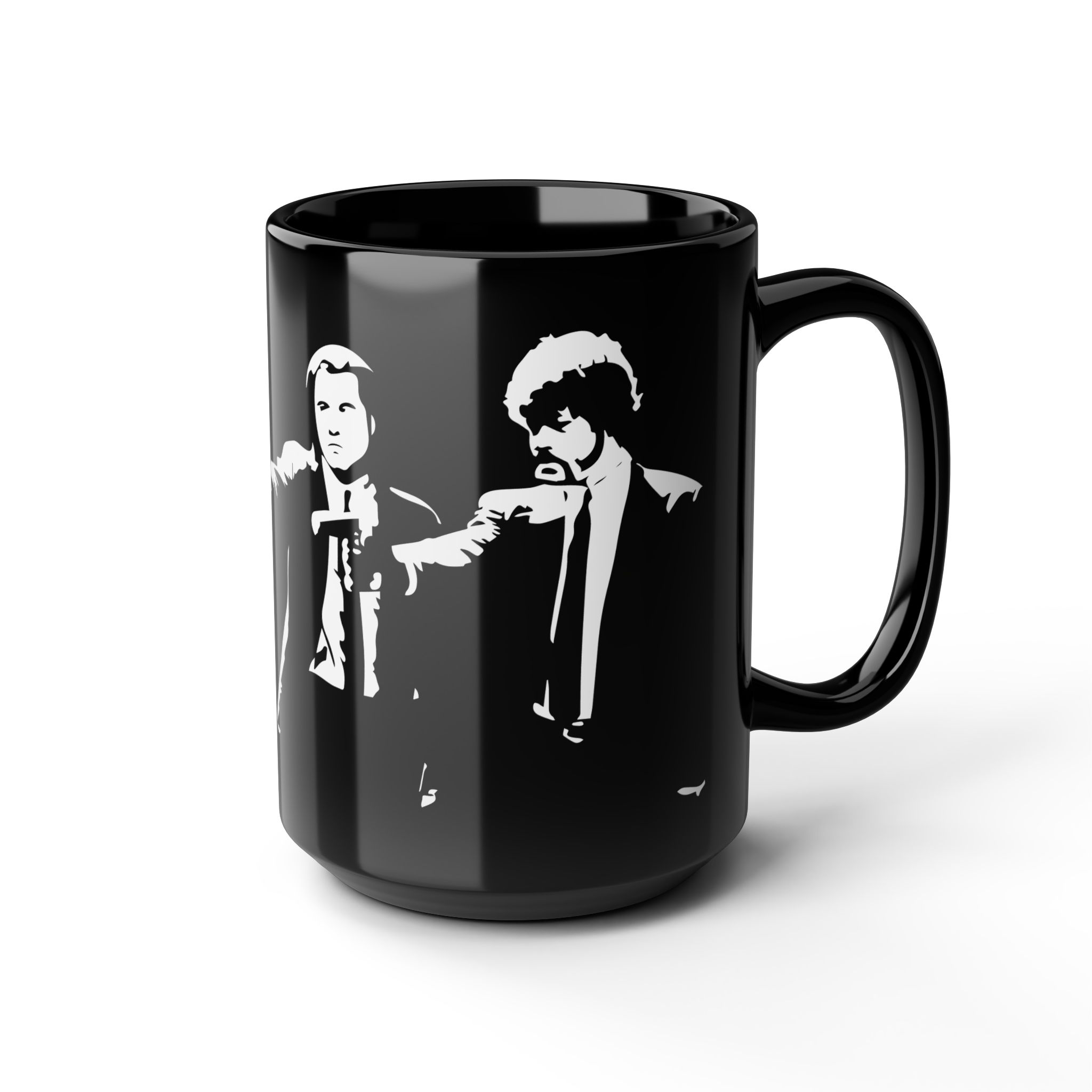 Pulp Fiction – Movie Fan Art – Custom Design – Coffee Mug (11oz, 15oz)