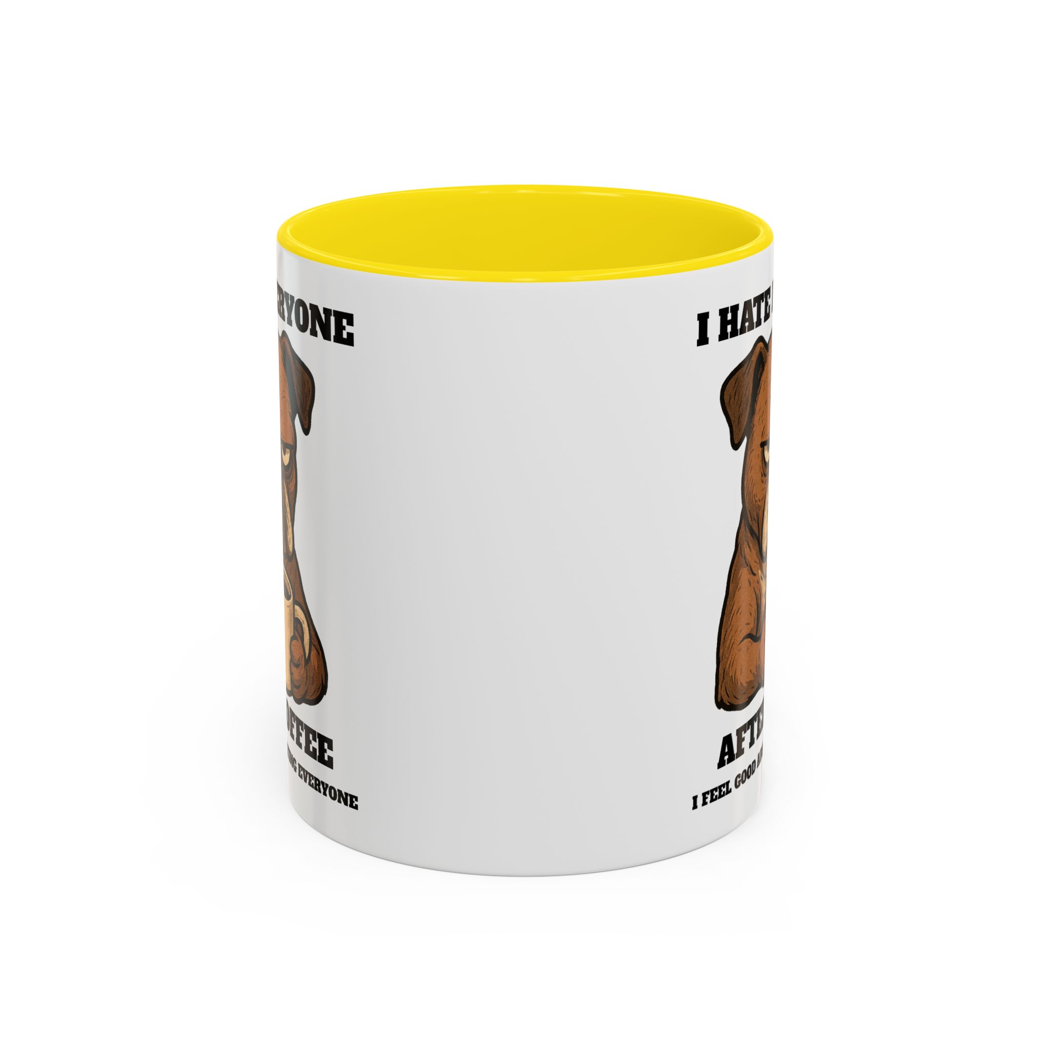 Grumpy Bull Dog – Animal and Coffee Lovers Funny “I Hate - view 56