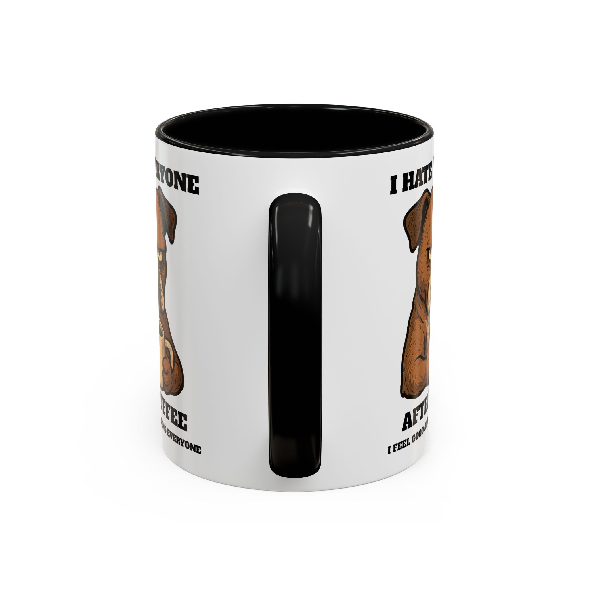 Grumpy Bull Dog – Animal and Coffee Lovers Funny “I Hate - view 9