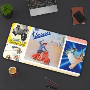 Vespa – Scooter Retro Vintage Design – Multiple Sizes High Quality Mouse Pad