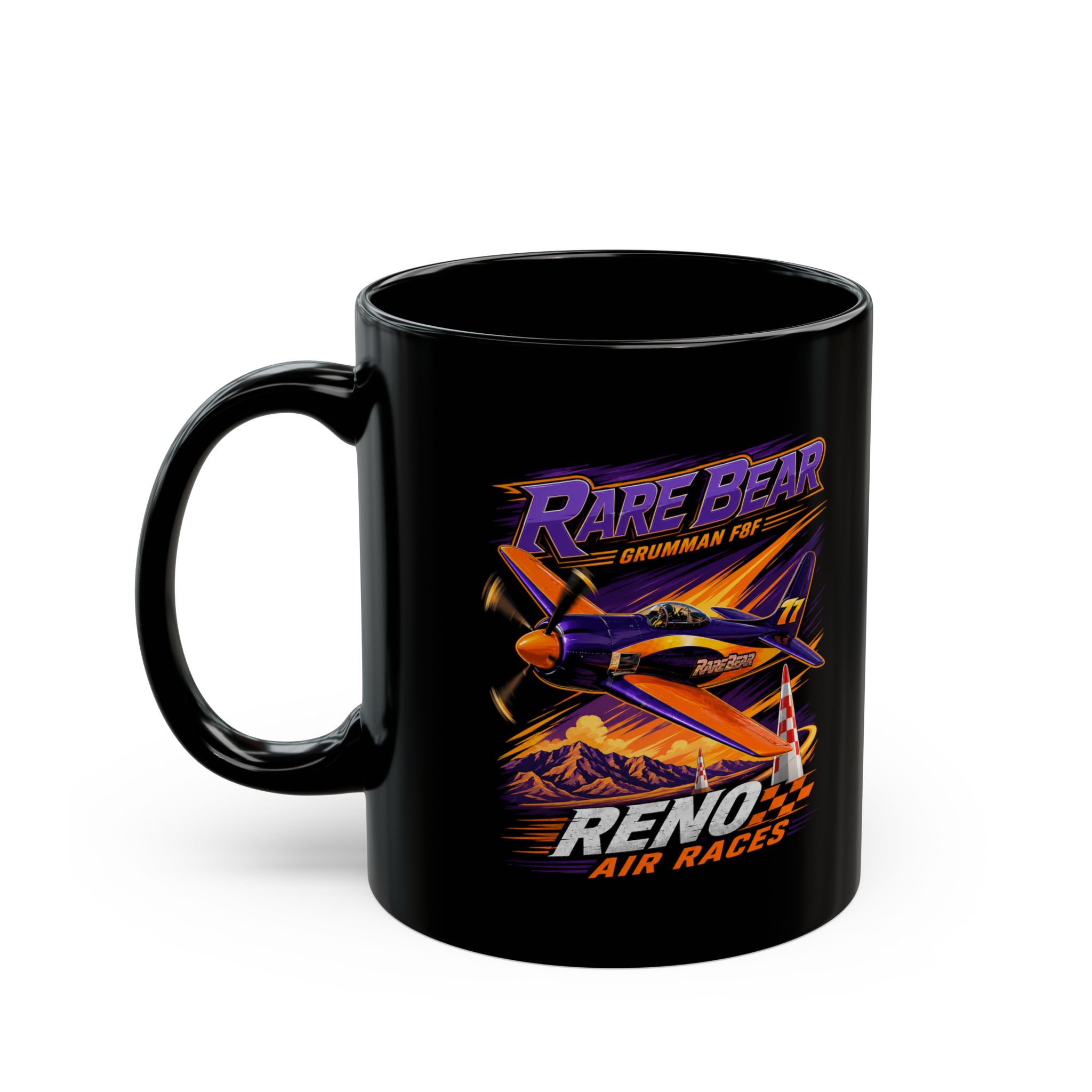 Rare Bear F8 Reno Air Races Coffee Mug 11oz 15oz - view 7