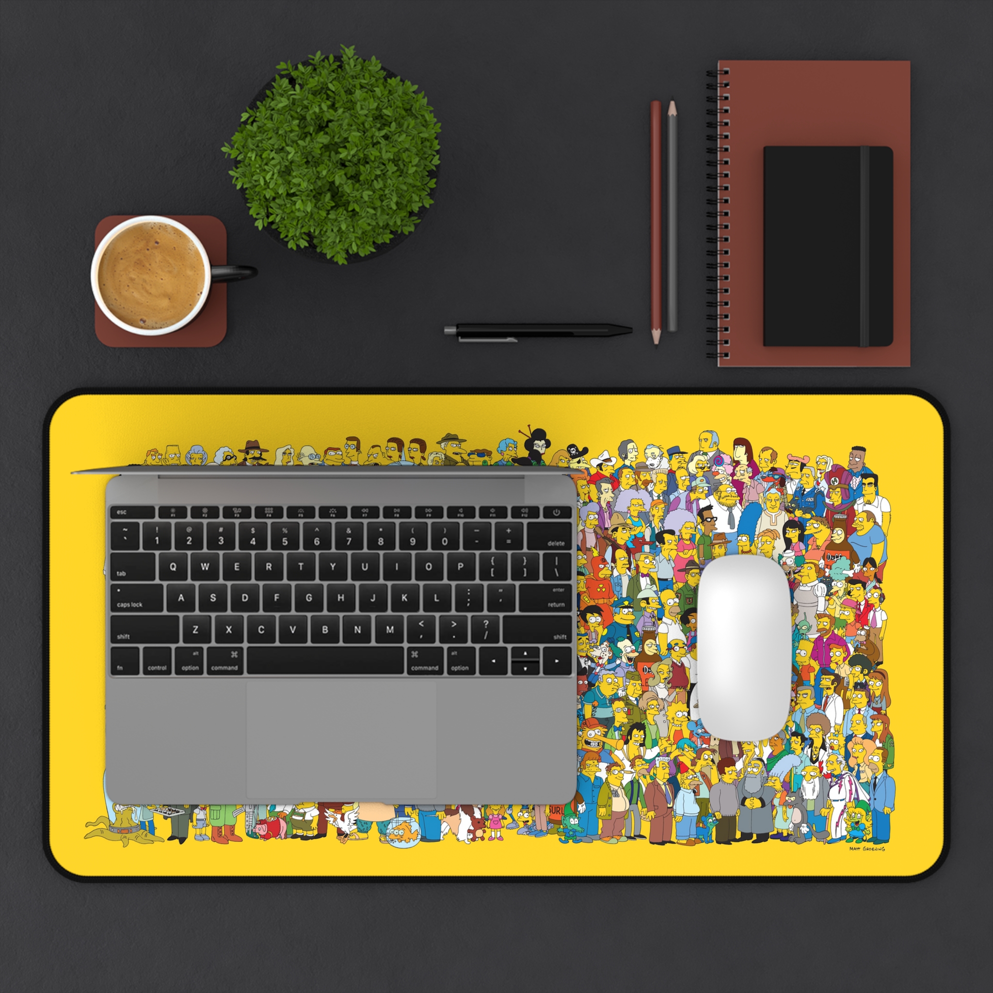 The Simpsons All Characters Desk Mat Mouse Pad - view 13