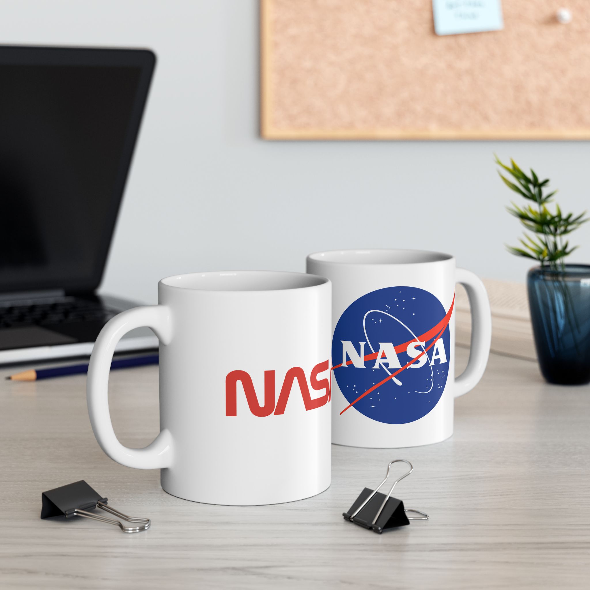 NASA Worm and Meatball – Coffee Tea Ceramic Mug 11oz - view 5