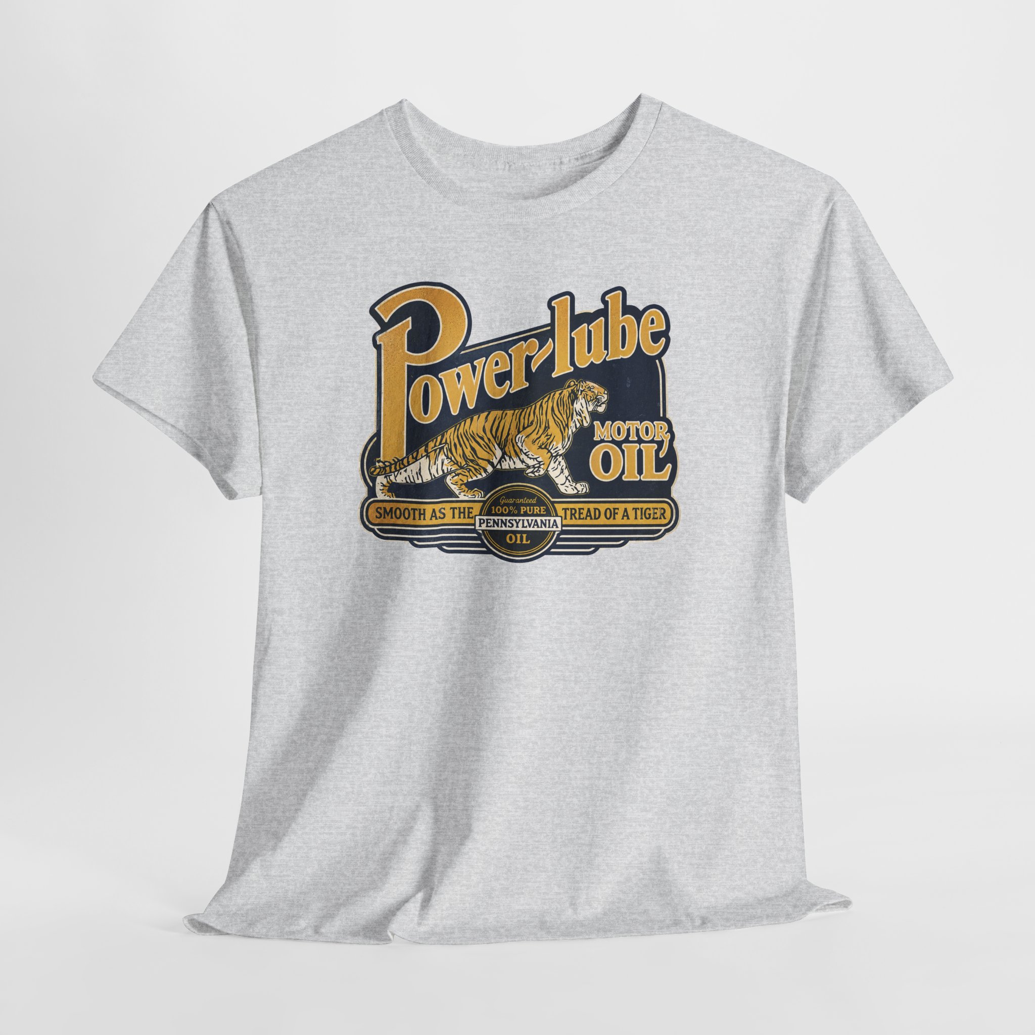 Power Lube Motor Oil Vintage Style Gas & Oil Sign T-Shirt - view 8