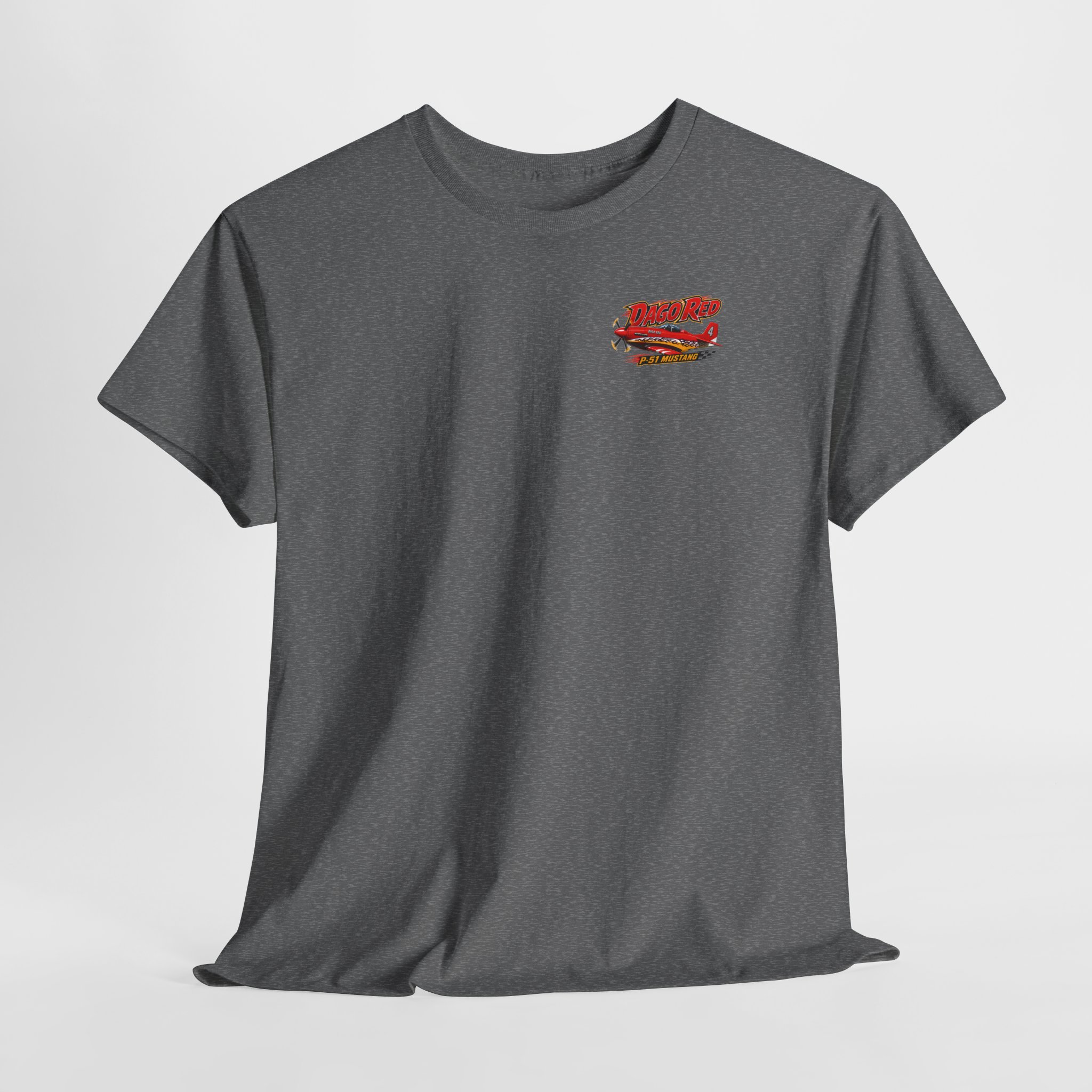 Dago Red P51 Mustang | Reno Air Racing Aviation Lover | T-Shirt Tee S-5XL - Image 12