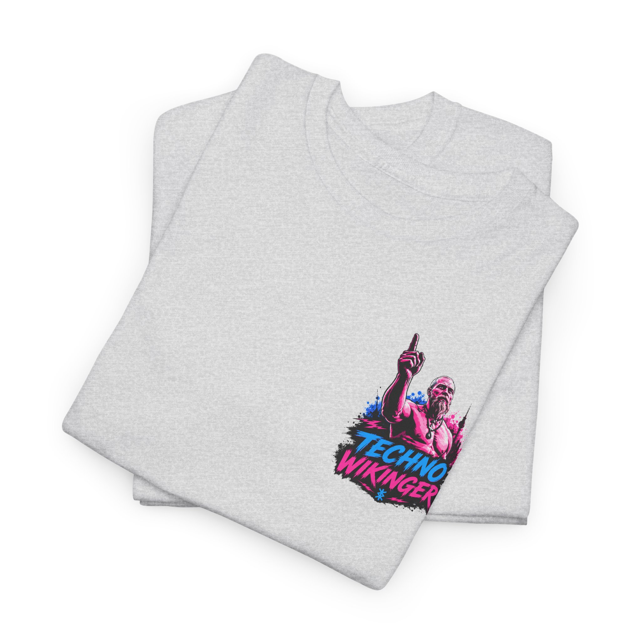 Techno Viking German EDM Rave Club Graphic T-Shirt Tee S-5XL - Image 9