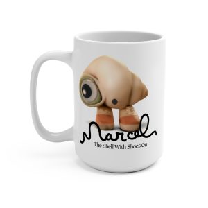 Marcel the Shell with Shoes On – Movie Fan Art – Coffee Tea Gift Mug 15oz