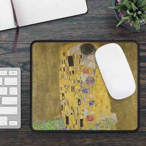 The Kiss by Gustav Klimt Mouse Pad 9×7 | Art Nouveau Fine Art Gift