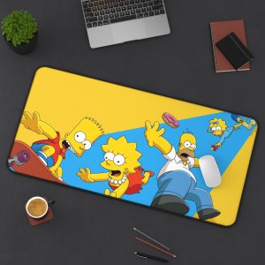 Simpsons Lover – Homer Marge Lisa Bart “Falling” Desk Mat Gaming Mouse Pad