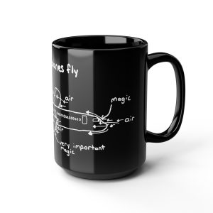 How Planes Fly “Magic” Pilot Aviation Airplane Lover Gift Coffee Mug 15oz