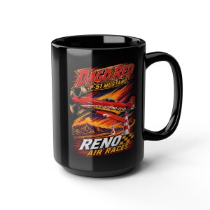 Dago Red P-51 Mustang Reno Air Races Coffee Mug 11oz 15oz Air Racing