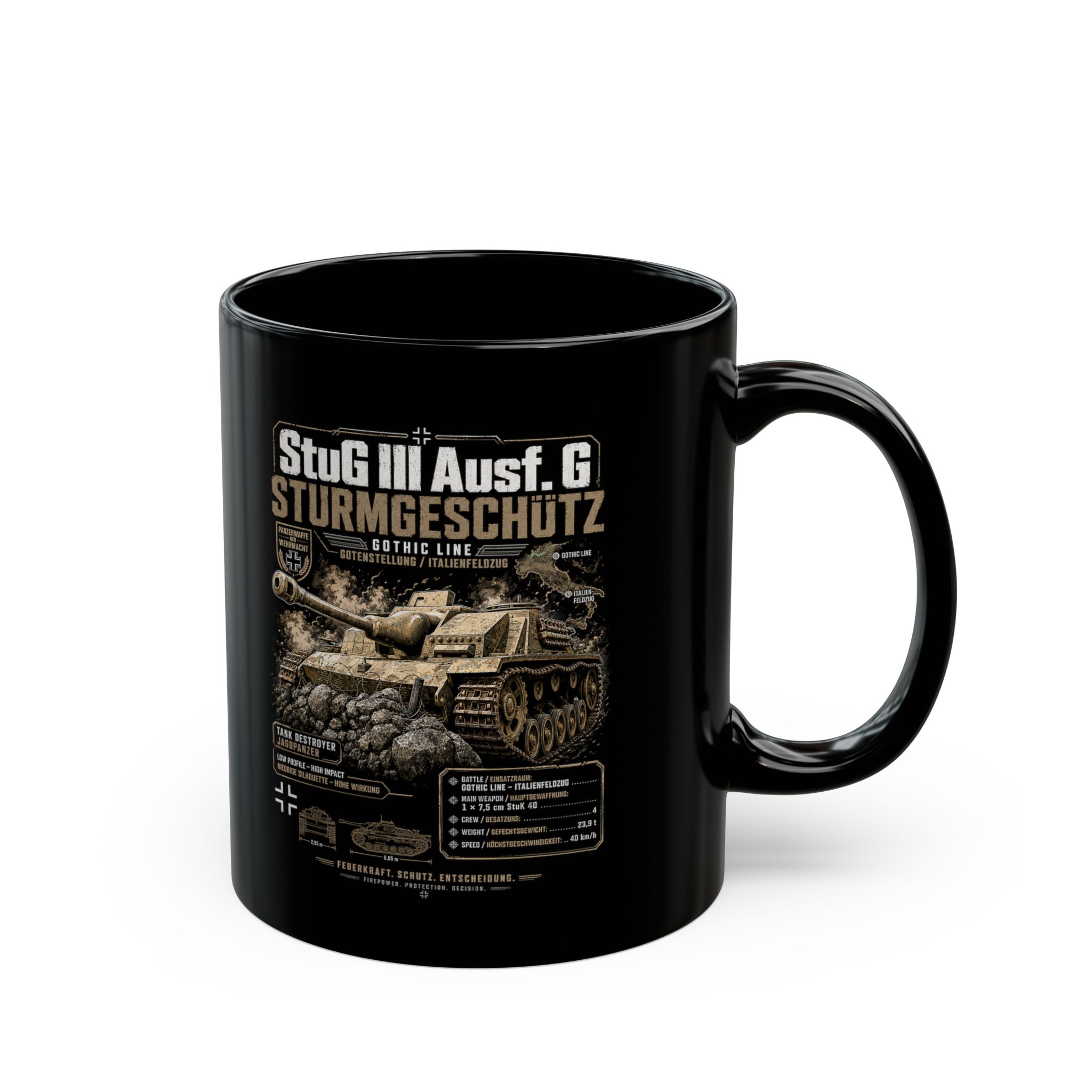 StuG III German Armor WWII Panzer History Gamer Coffee - view 6