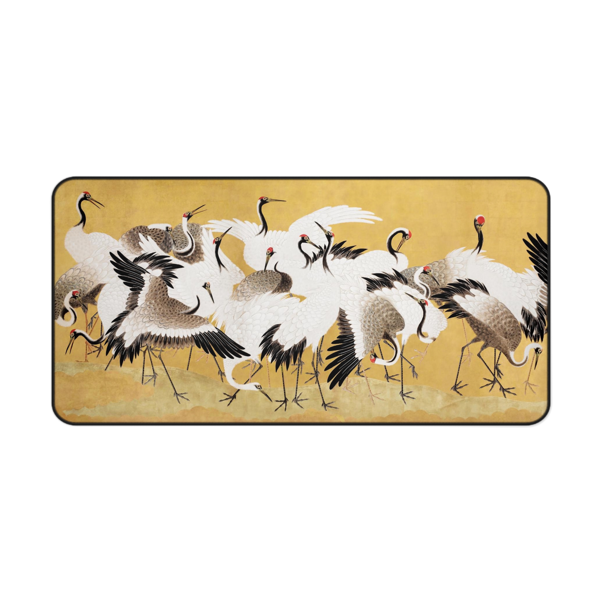Japanese Cranes Desk Mat 2 Sizes - view 6