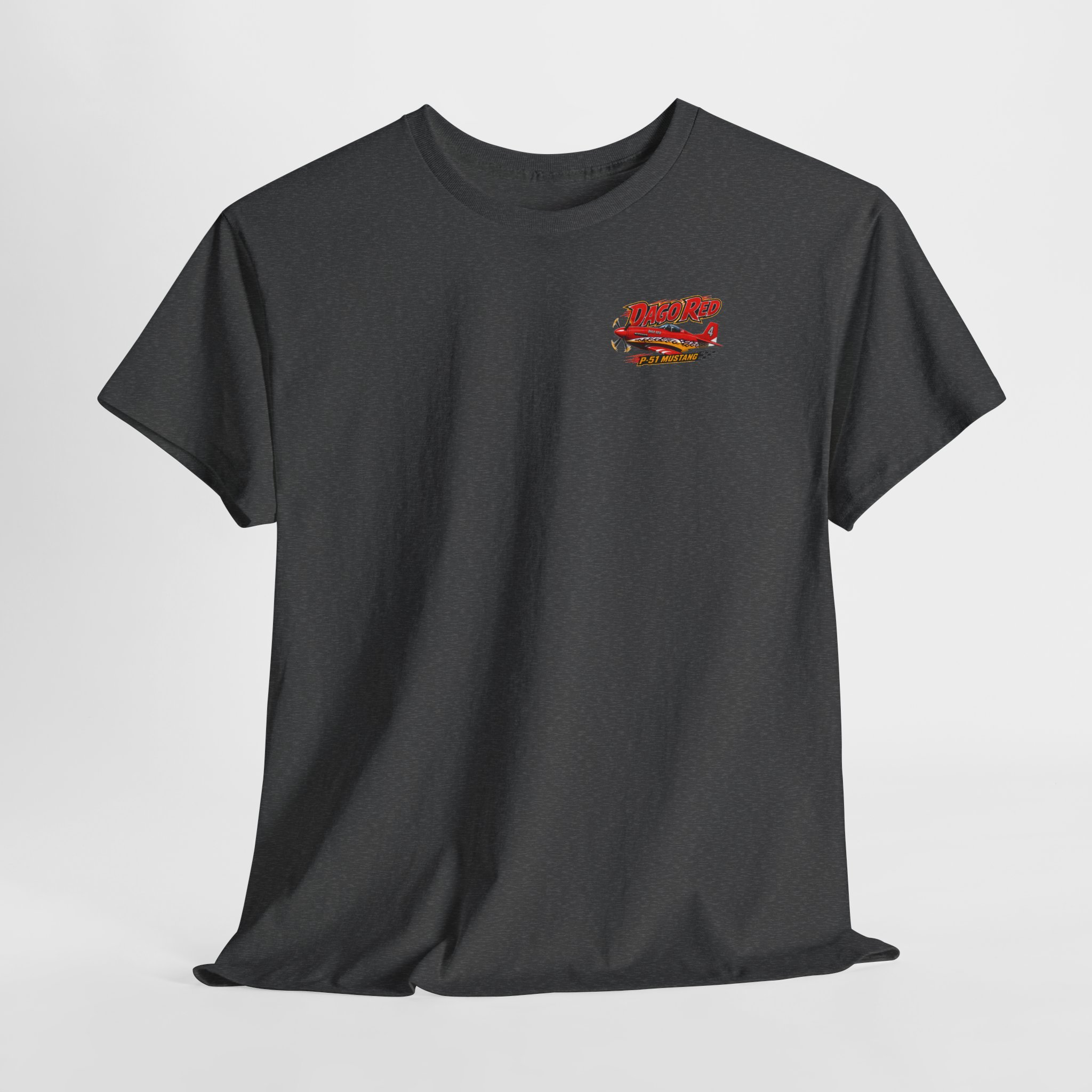 Dago Red P51 Mustang | Reno Air Racing Aviation Lover | T-Shirt Tee S-5XL - Image 6