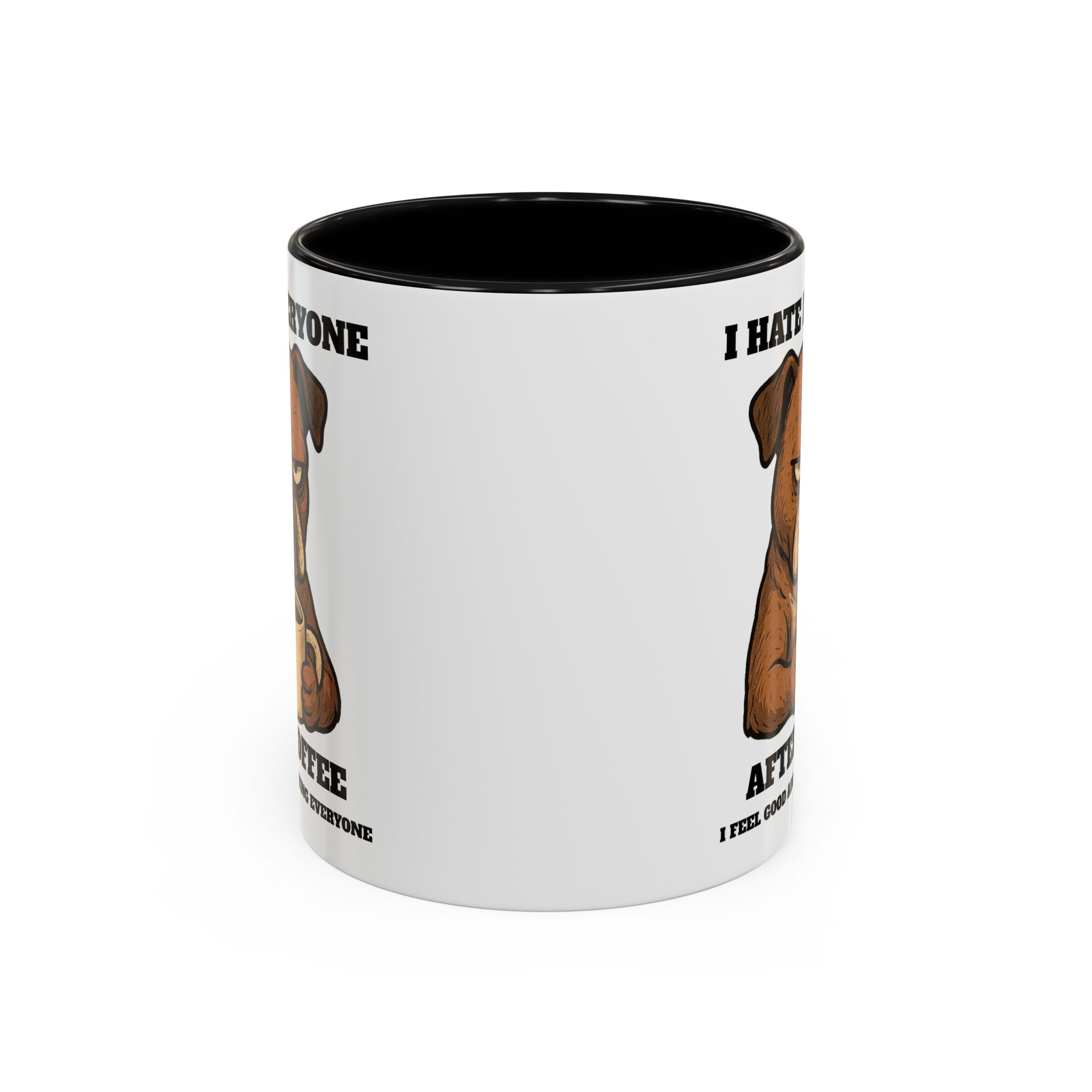 Grumpy Bull Dog – Animal and Coffee Lovers Funny “I Hate - view 6