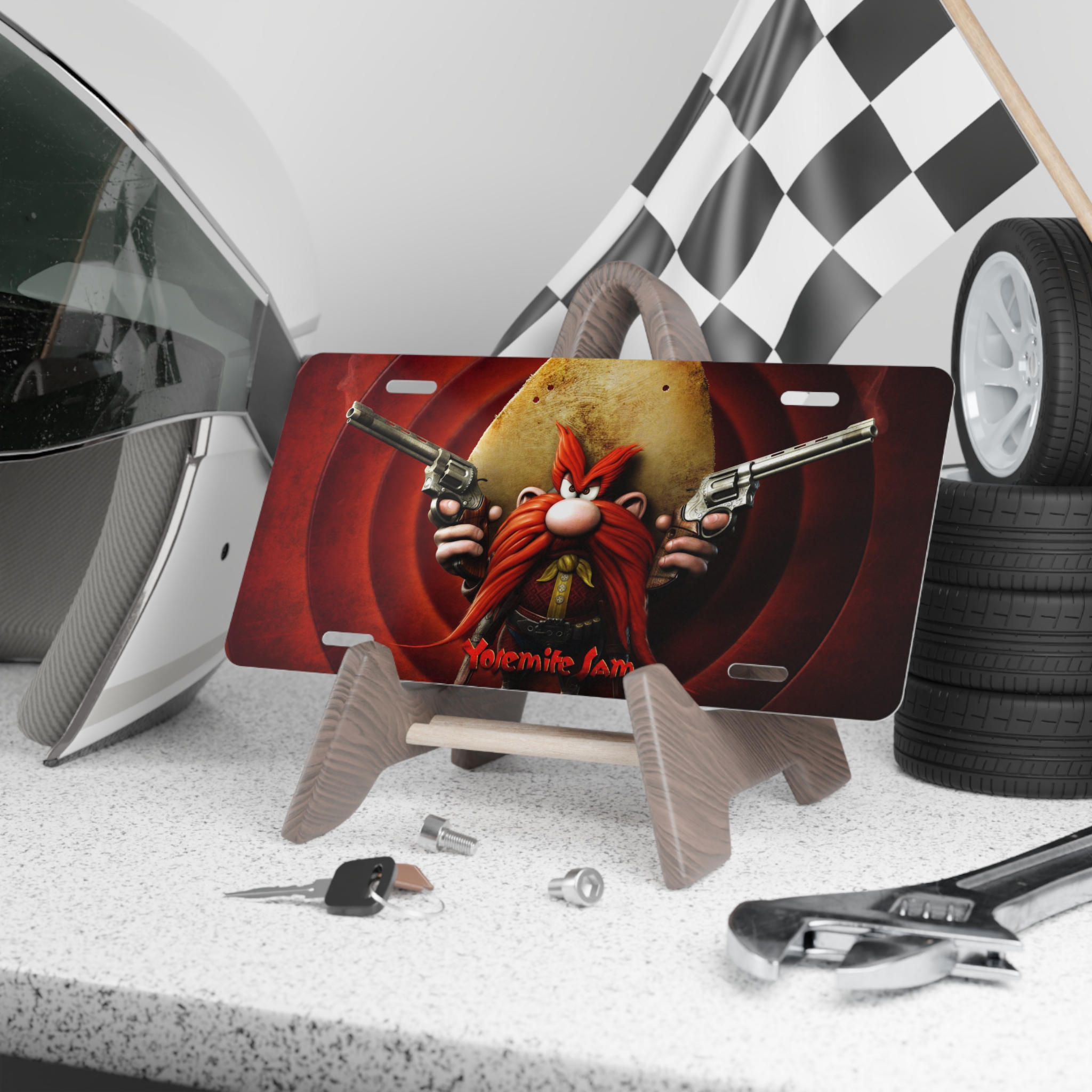 Yosemite Sam - Custom Design Vanity Plate - view 4