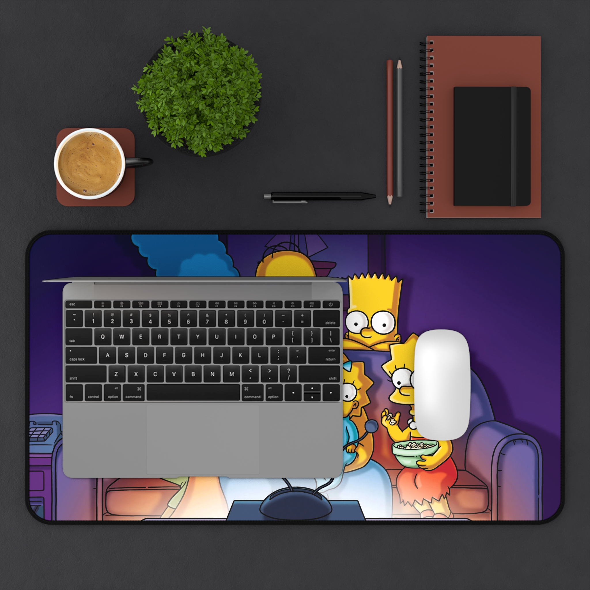 Simpsons Lover - Family Watching TV - view 10