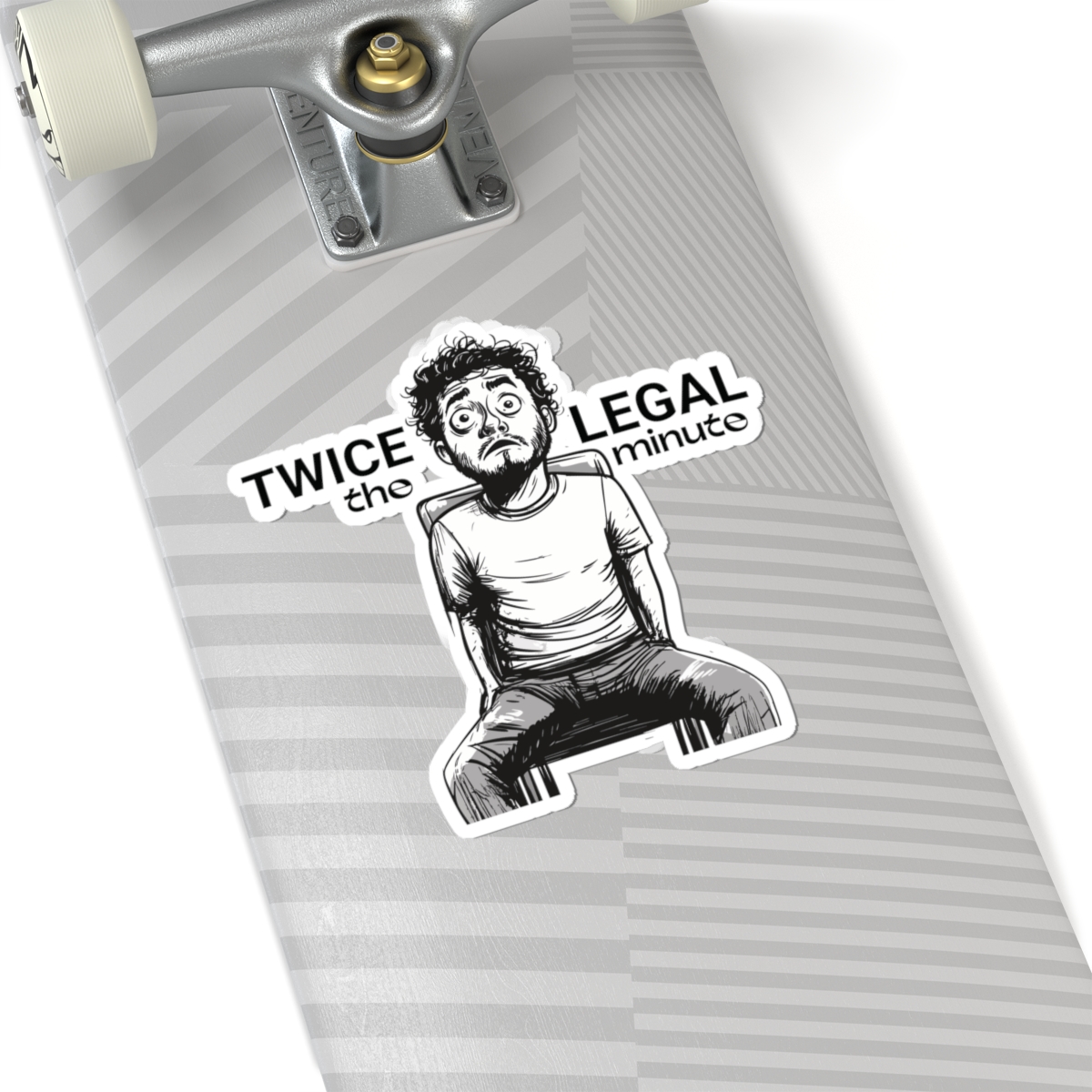 Twice the Legal Minute Vinyl Sticker - view 8
