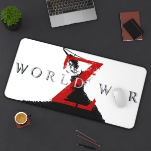World War Z – Zombies Movie Lover Fan Art – Desk Mat Gaming Mouse Pad
